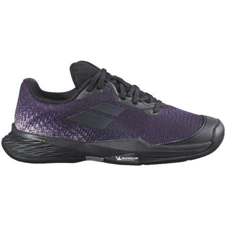 Chaussures Tennis Babolat Junior Jet Match 3 All Court Noir