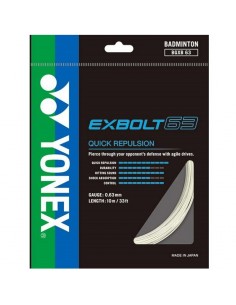 YONEX EXBOLT 63 BLANC (10 M)
