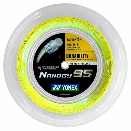 Cordage De Badminton YONEX Nanogy 95 (Bobine - 200M) 