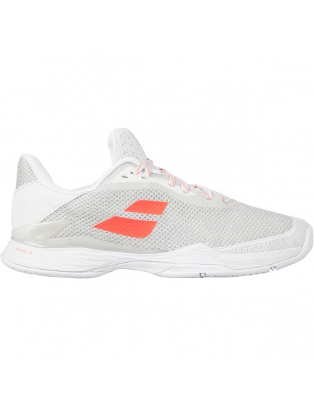 Tennisschoenen Babolat Dames Jet Tere All Court Wit/Koraal 