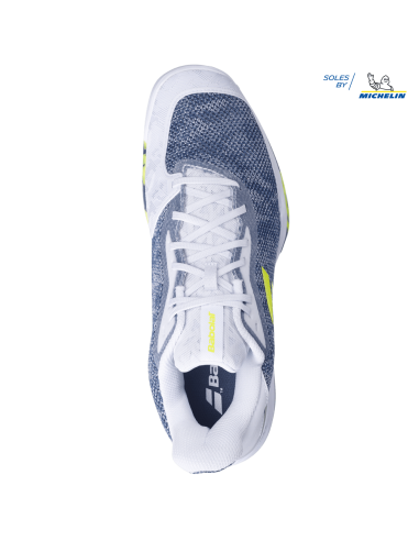 Tennis Schoenen Heren Babolat Jet Tere All Court Wit/Blauw  Tennis Schoenen Heren Babolat Jet Tere All Court Wit/Blauw