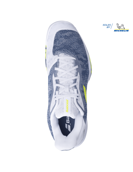 Tennis Schuhe Babolat Herren Jet Tere All Court Weiß/Blau 