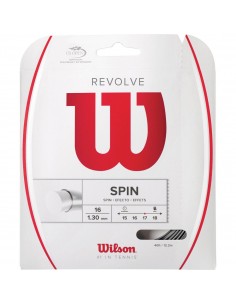 Set Cordage Tennis Wilson Revolve 16 1.30 mm (12.2 m) Noir 