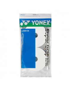 Surgrips Yonex AC 102EX Blanc par 30 