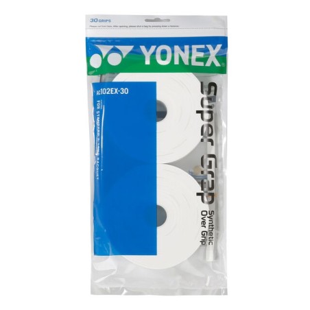 Surgrips Yonex AC 102EX Blanc par 30 