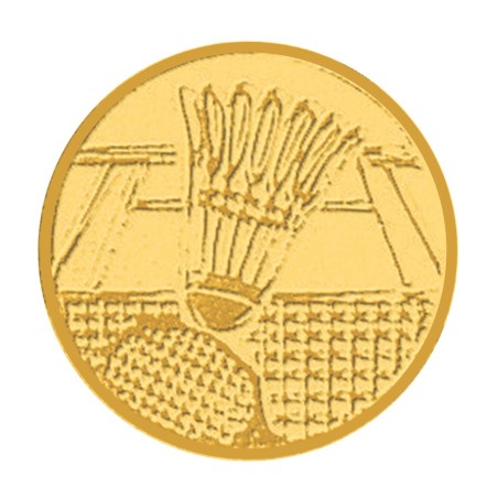 Centre Badminton adhésif alu 25mm 