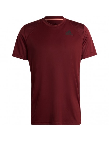 Adidas Club Bordeaux T-Shirt für Tennis 