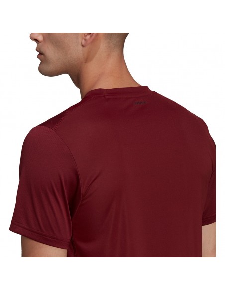 Adidas Club Bordeaux T-Shirt für Tennis 