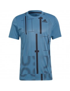 Tee-Shirt Adidas Club Graph Bleu