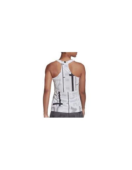 Adidas Dames Club Graph Tanktop Wit 