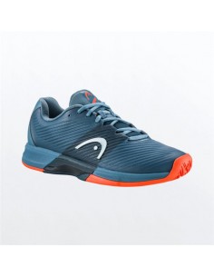 Chaussures Tennis Head Homme Revolt Pro 4.0 Bleu Orange 2022 