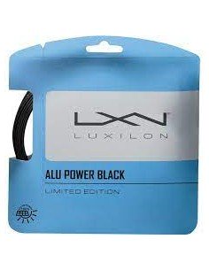 Set Cordage Tennis Luxilon Alu Power Black 125 (12.2 m) 