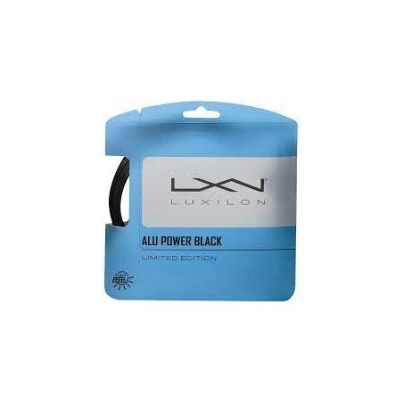 Set Cordage Tennis Luxilon Alu Power Black 125 (12.2 m) 
