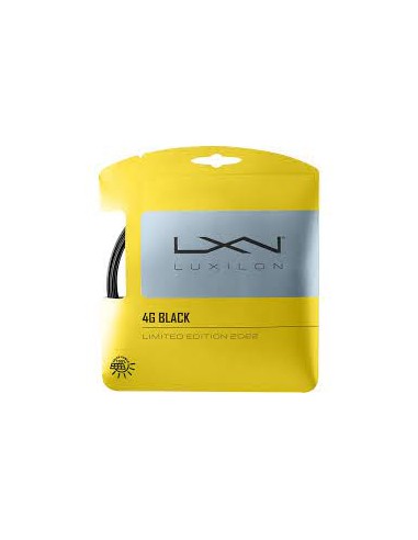Set Cordage Tennis Luxilon 4G Black 125 (12.2 m) 