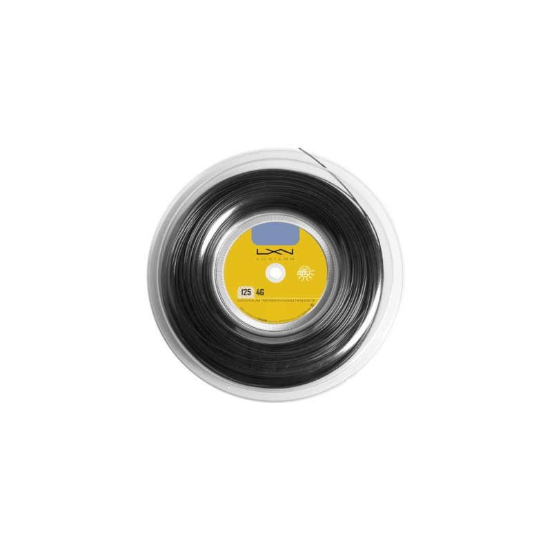 Cordage Tennis Luxilon  4G Black 125 (bobine de 200m) 