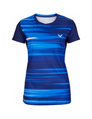 Tee-Shirt Victor T-04100 B Femme Bleu 