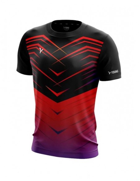 T-shirt Young Fresco 3 Crew Neck (Rød) 