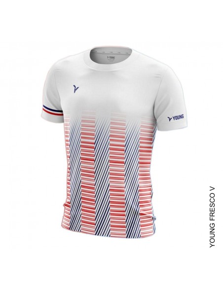 T-shirt Young Fresco 5 crew neck (hvid) 
