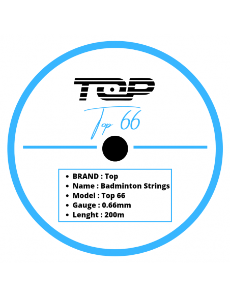Top 66 Badmintonsaite (200m Rolle) 