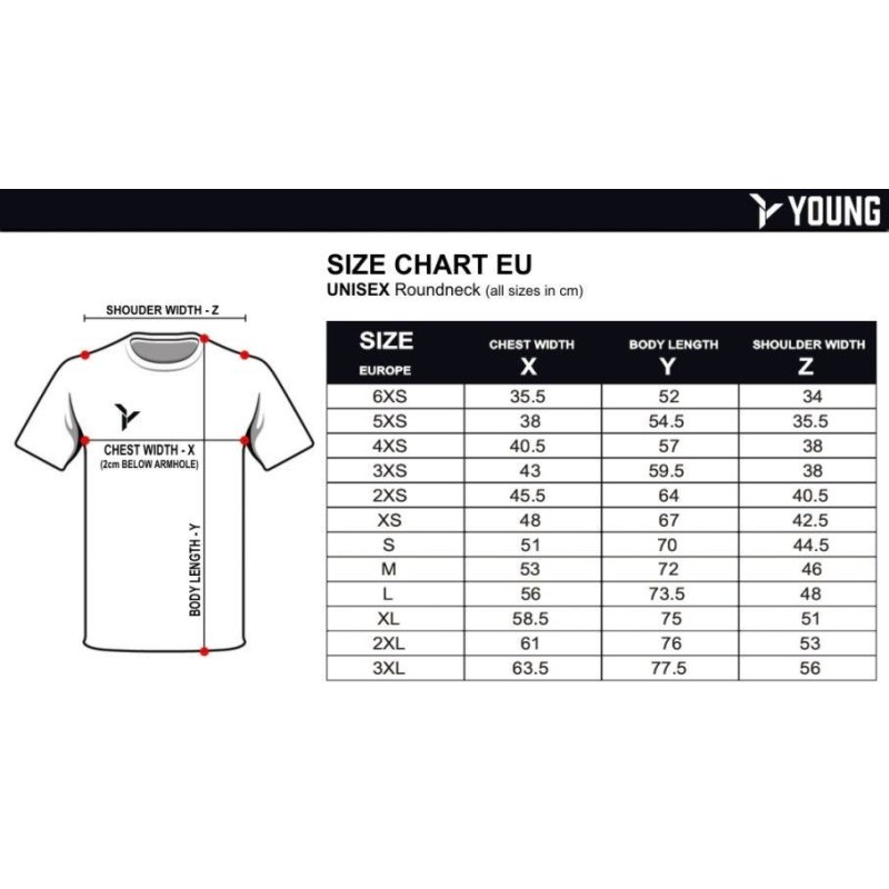 T-shirt Young C18001  (Yelow) 