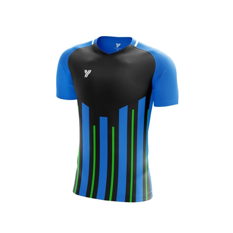 T-shirt Young C18002  (Black/Blue) 