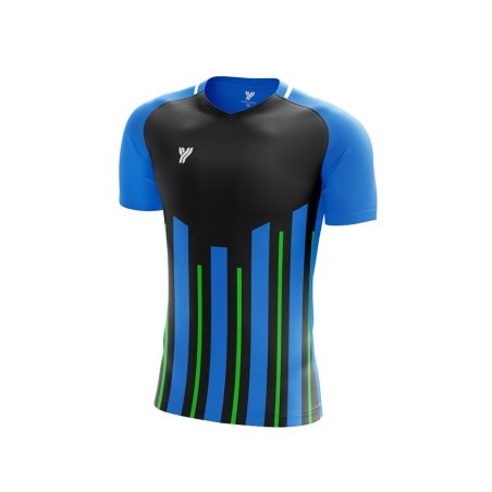 T-shirt Young C18002  (Black/Blue) 
