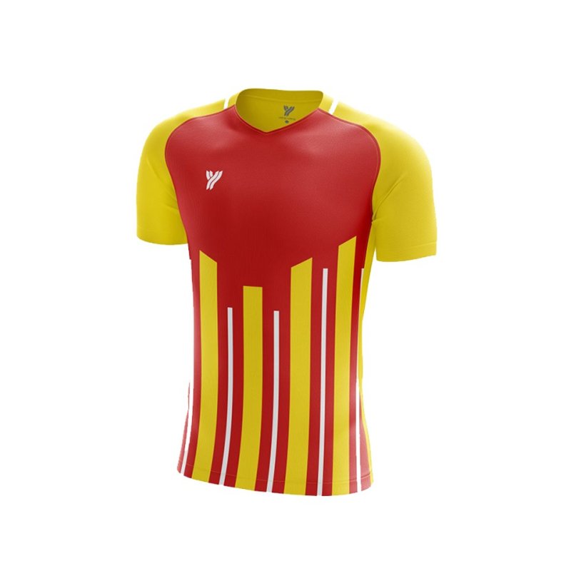 T-shirt Young C18002  (Red/Yellow) 