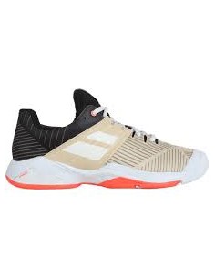 Chaussures Tennis Babolat Femme Propulse Fury All Court Noir/Beige 