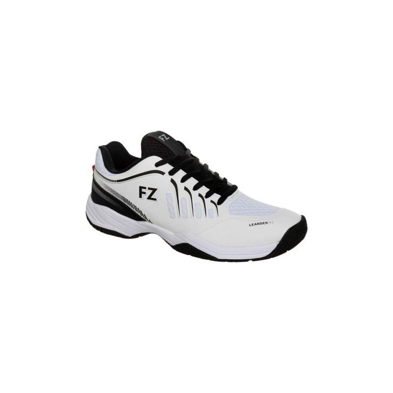 Chaussures de Badminton FZ Forza Leander V3-M (Blanc/Noir) 