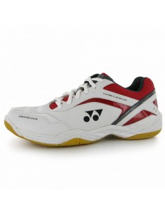 Chaussures de Badminton Yonex SHB 33 Junior (Blanc/Rouge)