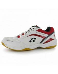Chaussures de Badminton Yonex SHB 33 Junior (Blanc/Rouge) 