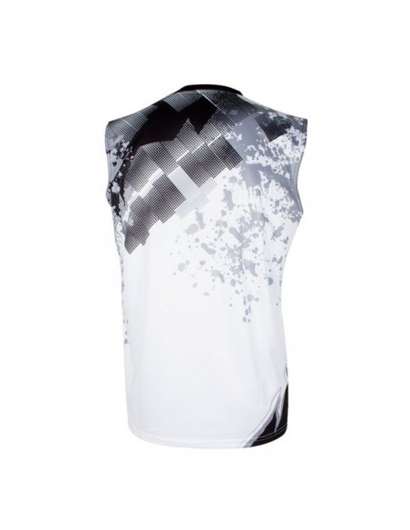 Ærmeløs Apacs SL 22210-AT Herre T-shirt (Hvid) 