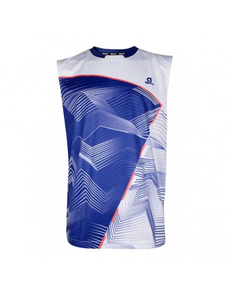 Ærmeløs Apacs SL 22211-AT Herre T-shirt (Hvid) 