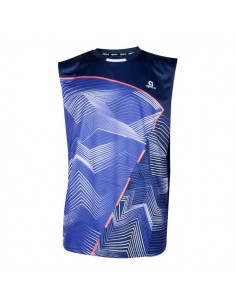 T-Shirt Sans Manche Apacs SL 22211-AT Homme (Navy) 