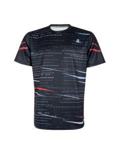 T-shirt Apacs RN10129-AT Unisex (Noir)
