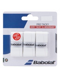 Grip Babolat Pro Tacky x 3 (Blanc) 