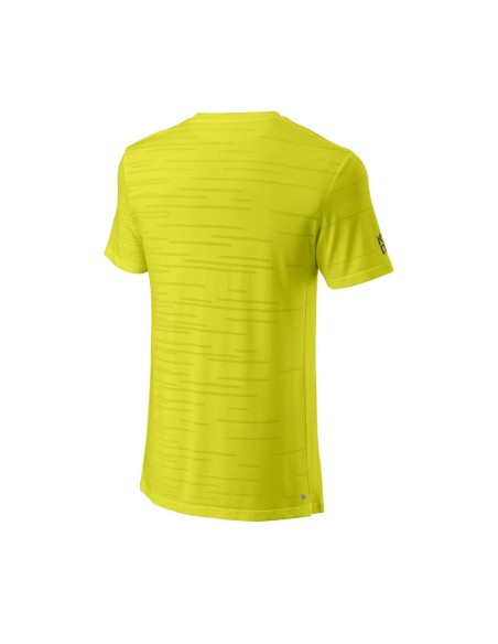 T-Shirt Wilson Kaos Rapide SMLS Crew II (Jaune) 