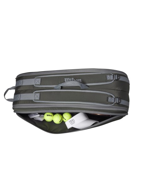 Wilson Tour 6 Pack (Dunkelgrün) 