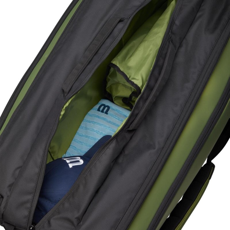Sac Wilson Super Tour 15 PK Blade (Noir/Vert) 
