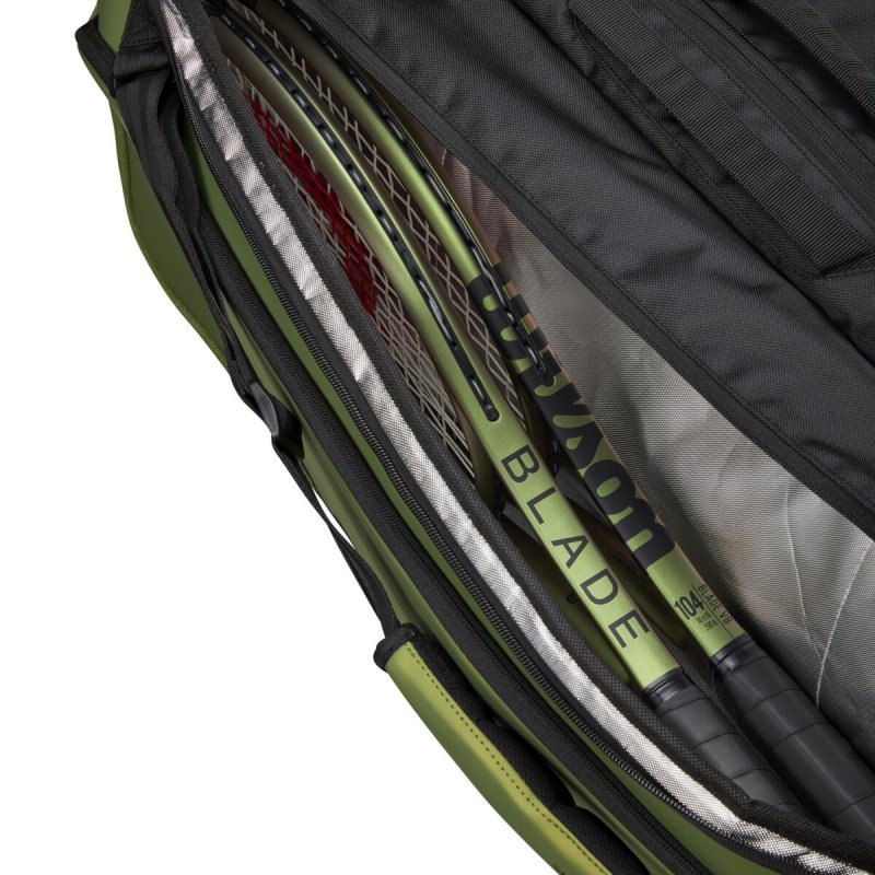 Sac Wilson Super Tour 15 PK Blade (Noir/Vert) 