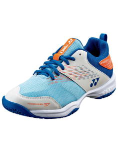 Chaussures de Badminton Yonex Power Cushion 37 Junior (Blanc/Bleu) 