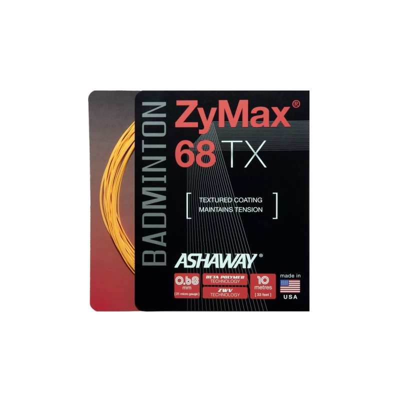 Set Cordage de Badminton Ashaway ZyMax 68 TX 