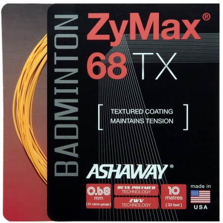 Set Cordage de Badminton Ashaway ZyMax 68 TX 