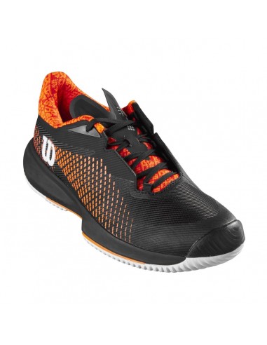 Chaussures Tennis Wilson Swift 1.5 Homme (Noir/Orange)  Chaussures Tennis Wilson Swift 1.5 Homme (Noir/Orange)