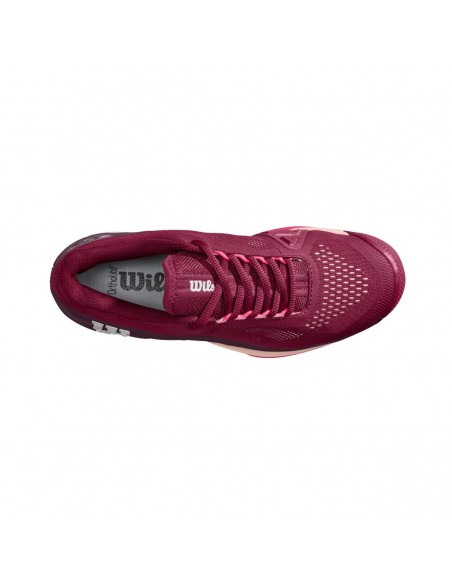 Zapatillas de Tenis Wilson Rush Pro 4.0 Pro Staff Mujer (Rojo) 