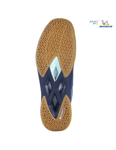 Chaussures de Badminton Babolat Shadow Tour 5 Homme  (Noir/blanc)