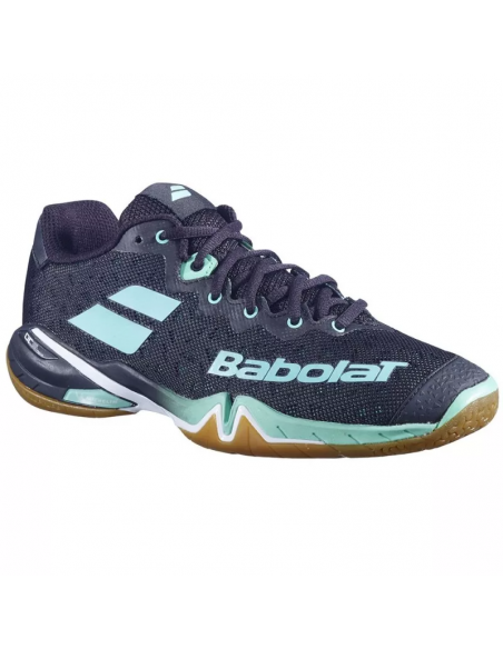 Zapatillas de Bádminton Babolat Shadow Tour Mujer (Negro/Verde)