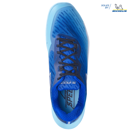 Chaussures de Badminton Babolat Shadow Tour 5 Homme Wide (Ceramic bleu) 