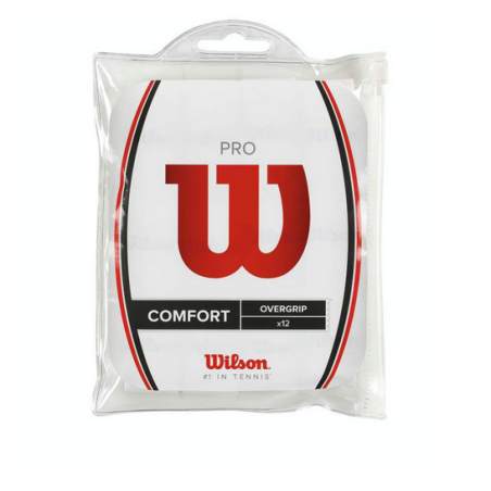 WILSON PRO OVERGRIP X12 BLANC