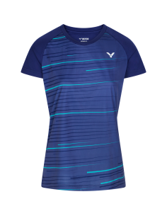 Camiseta Victor T-34100 B Mujer Azul 